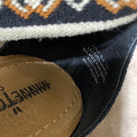 Minnetonka leather cork wedge sandals size 11 - Picture 2 of 5